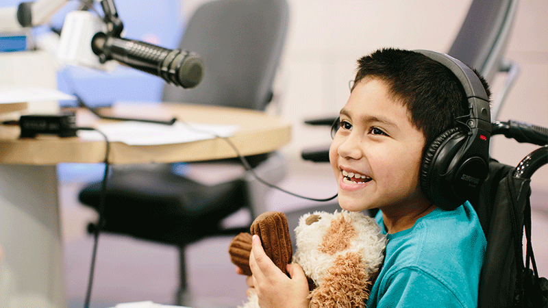 Jesus in Seacrest Studios at Children's Health.